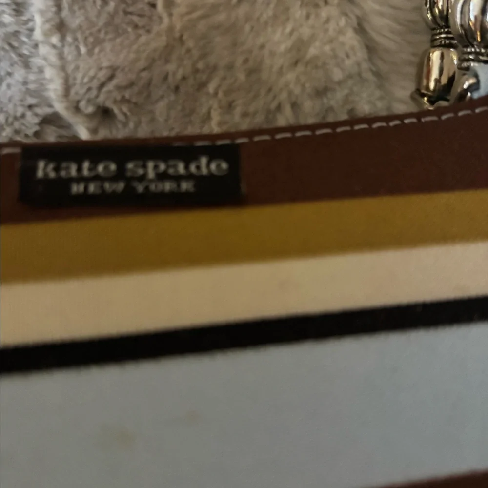 Kate Spade vintage blue & brown bag - Picture 3 of 6